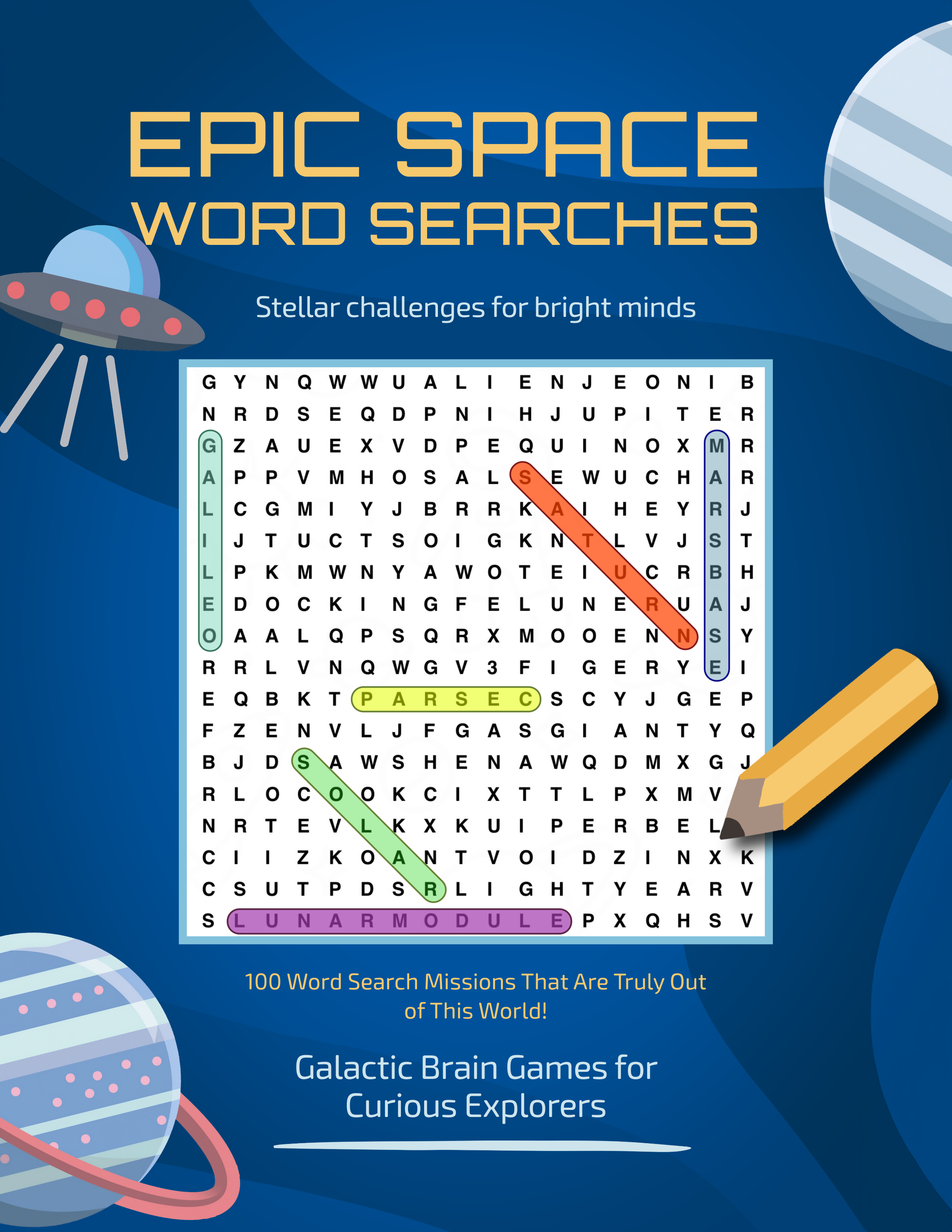 Epic Space Word Searches